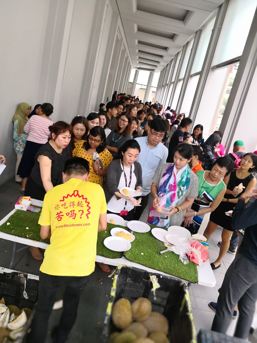 Corporate Durian Party - Singapore Tourism Board